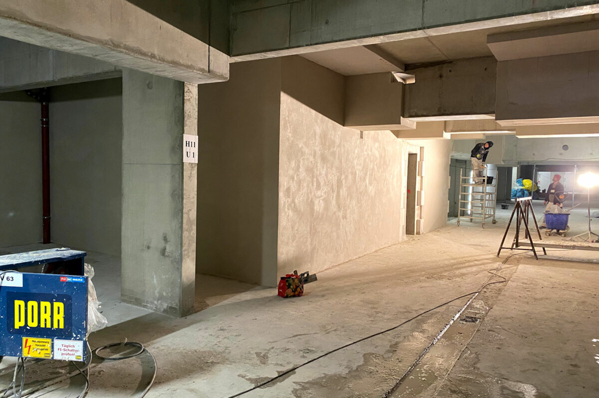 Multipor Tiefgaragendämmung an Kellerdecke und Kellerwänden